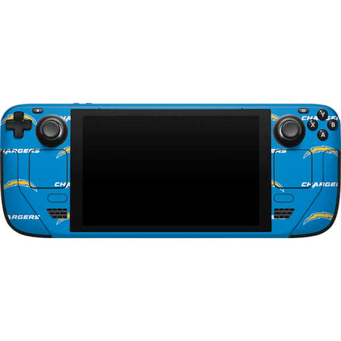 NFL Los Angeles Chargers Blitz Series Steam Deck Handheld Gaming Computer Skin